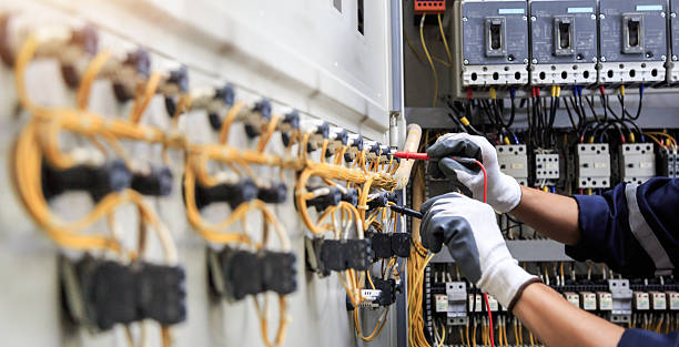 Professional Electrician technician working in Southmont, PA